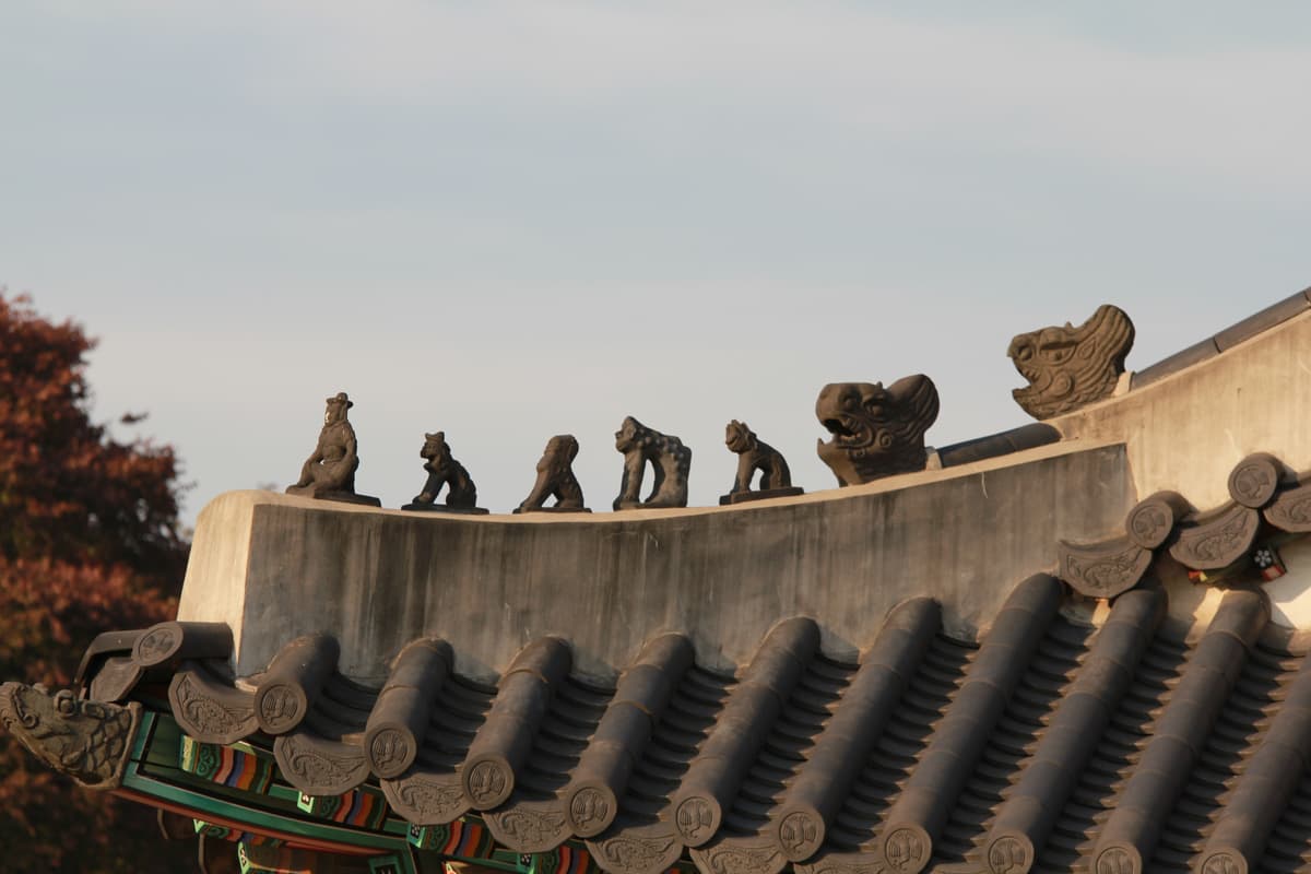 창덕궁 잡상 Japsang Roof Figures, Changdeokgung