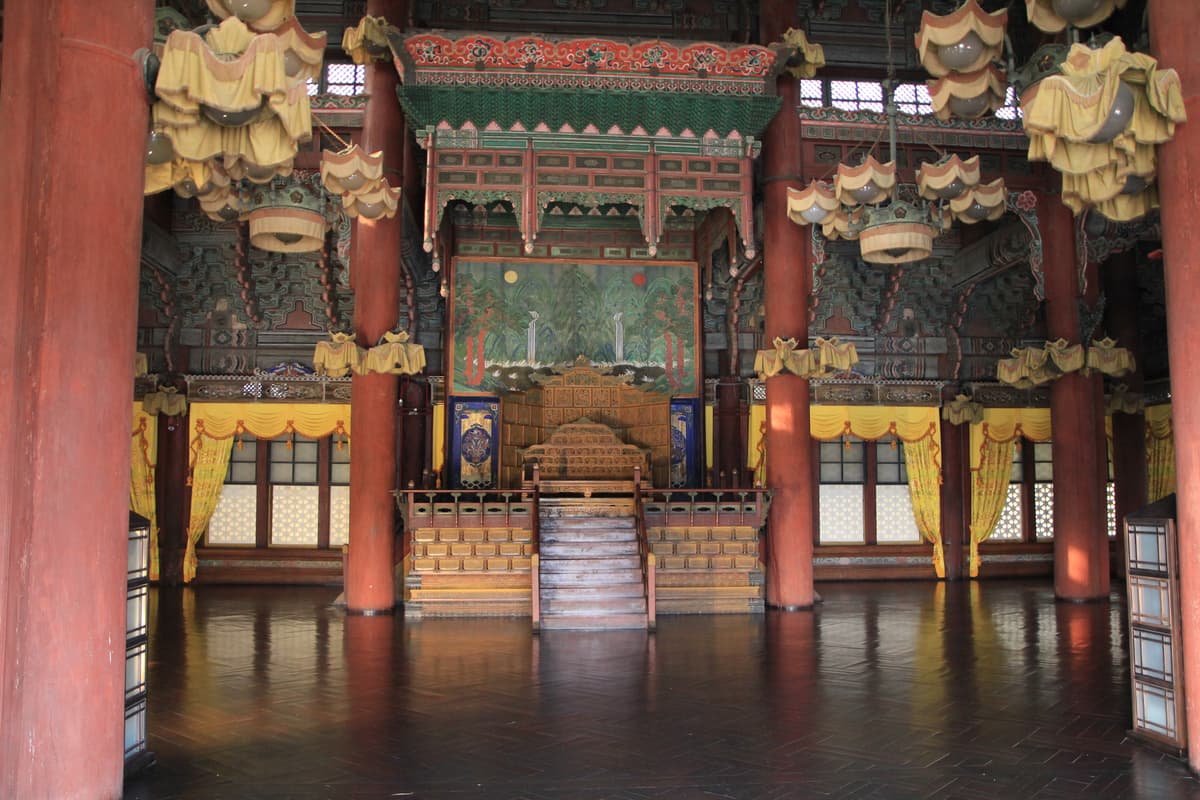 창덕궁 인정전 내부 Injeongjeon Hall, Changdeokgung