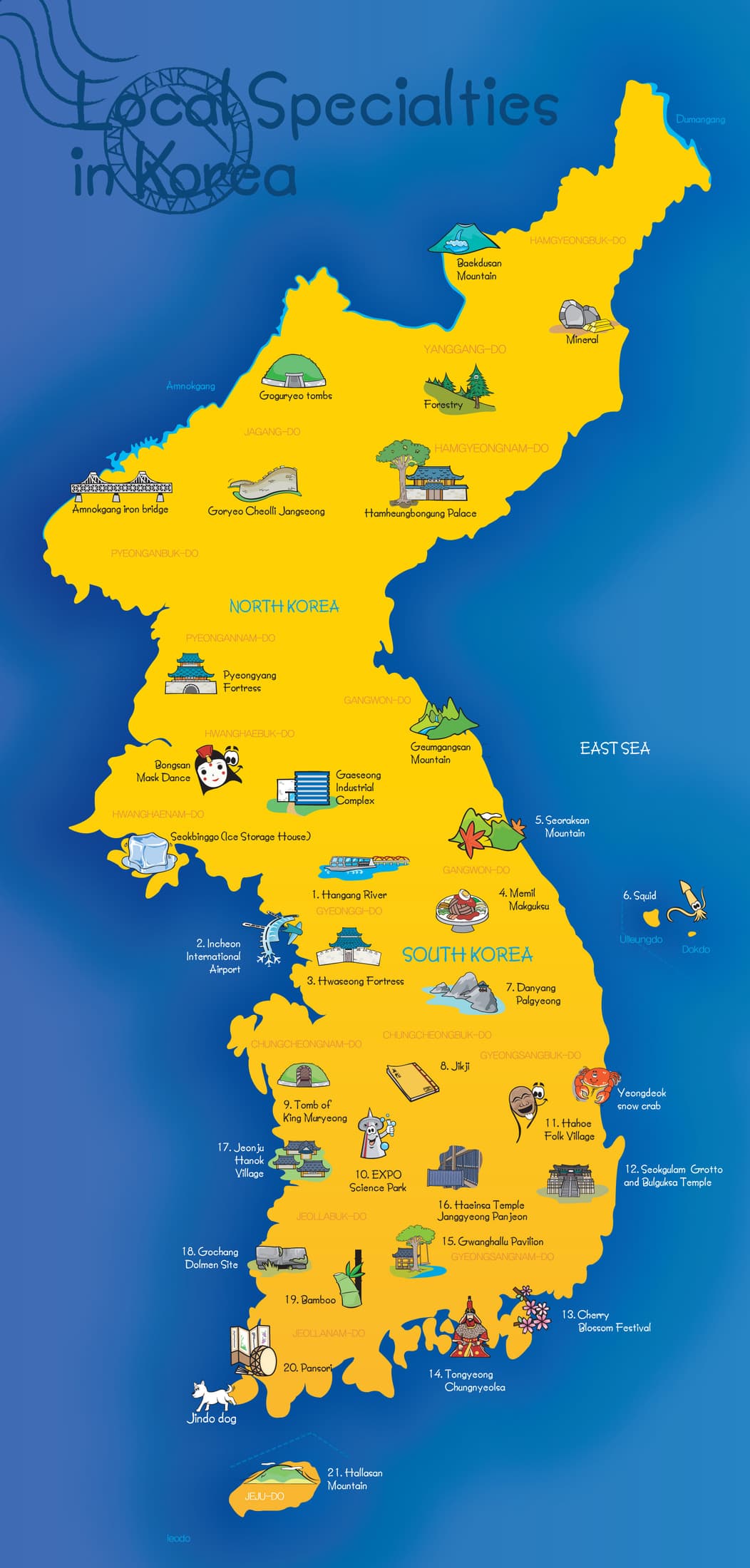 Local Specialties in Korea Map Cards (2007). Local Specialties in Korea Map Cards is a set of map cards that introduce…